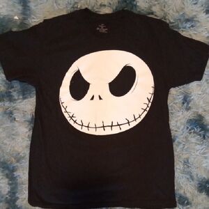 DISNEY TIM BURTON NIGHTMARE BEFORE CHRISTMAS JACK SKELLINGTON LARGE TEE